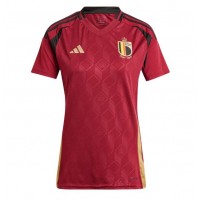 Camisa de Futebol Bélgica Equipamento Principal Mulheres Europeu 2024 Manga Curta